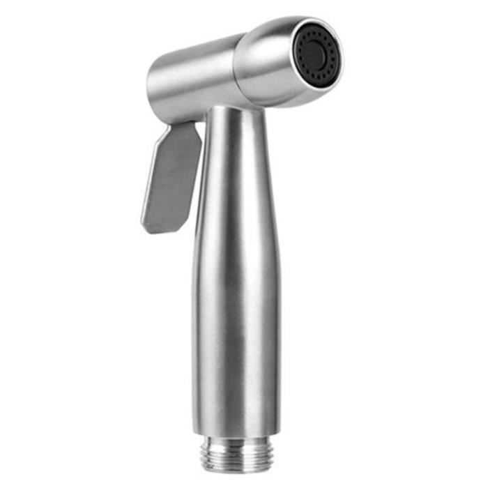 Robinet Pulvérisateur Pour Bidet Toilette - Acier Inoxydable - Neuf
