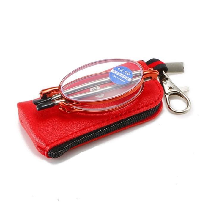 Lunettes De Lecture Compactes De Poche Anti Lumière Bleue Avec Étui Rigide - Légères Et Confortables