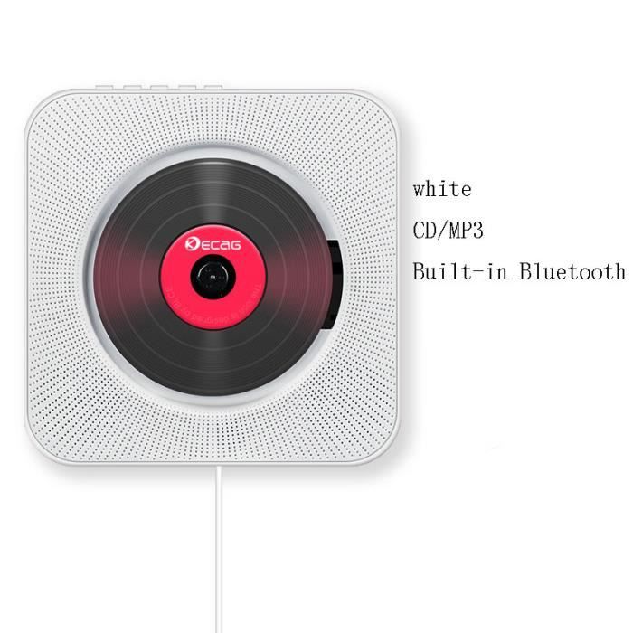Lecteur CD MOOOV Avec Radio FM Et USB - Design Copper & Black, Fonction Sleep Et ID3