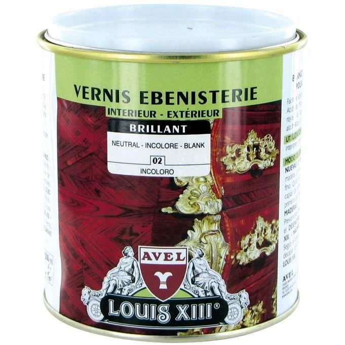 Vernis bois brillant - incolore - 500 mL