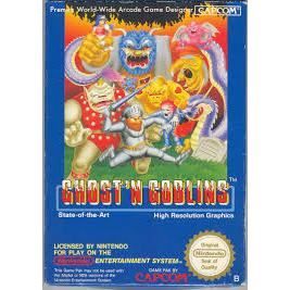 Capcom Jeu pour Nintendo Nes Ghost N Goblins