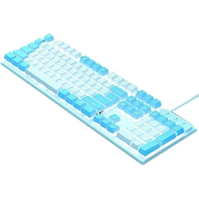Clavier gaming semi-mécanique - LED RGB - USB AZERTY