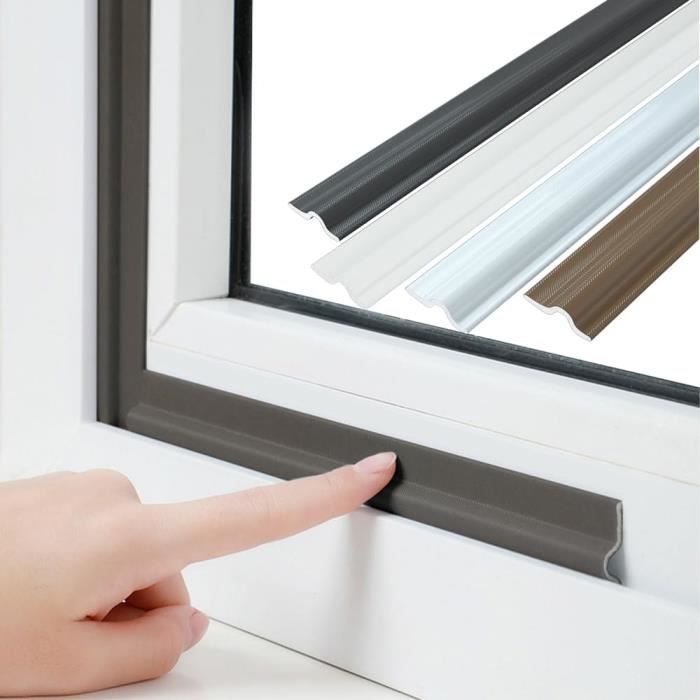 Bande D'étanchéité Autocollante 19x3 Mm En Mousse EVA - Pack De 3, Noir, Pour Joint Fenêtre Ou Porte