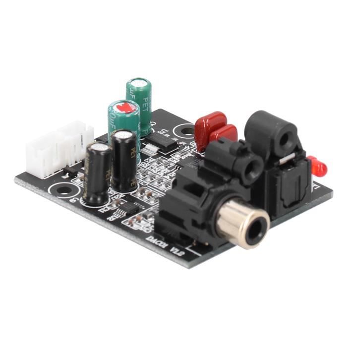 Module de carte audio ADC I2S, décodeur audio numérique sans perte, mode esclave hôte 24 bits 192 K 96 K 48 K, 16 bits 48 K, entrée 3,5 mm, effet