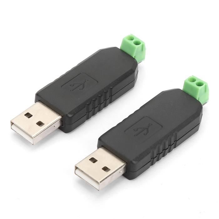 Convertisseur USB Vers RS485 - Module Série Réutilisable Pour Communication Longue Distance (1200m Max)