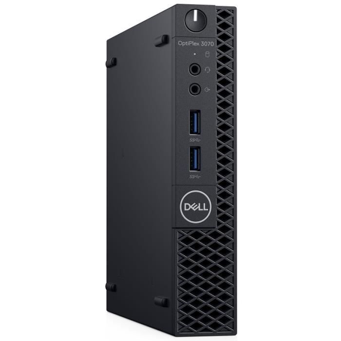Ordinateur de bureau - Dell OptiPlex 3070 Micro - Linux - 16Go - 256 Go SSD - Dell