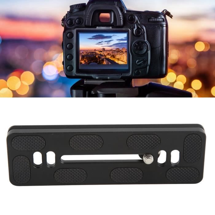 Plaque De Dégagement Rapide Joby 3K Noire - Compatible Trépied GorillaPod 3K Et SLR-ZOOM