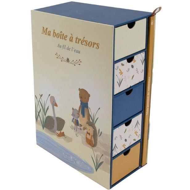 Scatola Per Tesori Domiva Little Bear - Con Libro Nascita, Cassetti, Magnetica, Per Ricordi Bambino - Foto 13