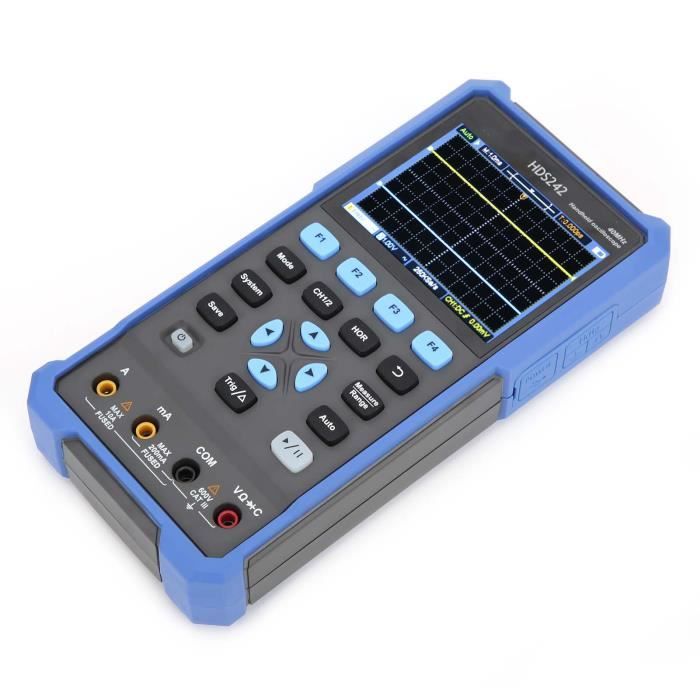 Oscilloscope Portable 50 MHz 2 Canaux + Multimètre + Générateur De Signaux 3 En 1 – BTMETER BT-50M – Parfait électronique Sur Le Terrain