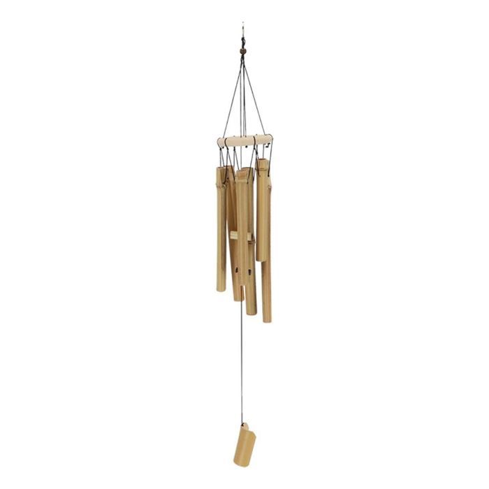 Carillon à Vent en Bambou - Carillon Bambou - 68 cm - Marron - Cdiscount  Jardin