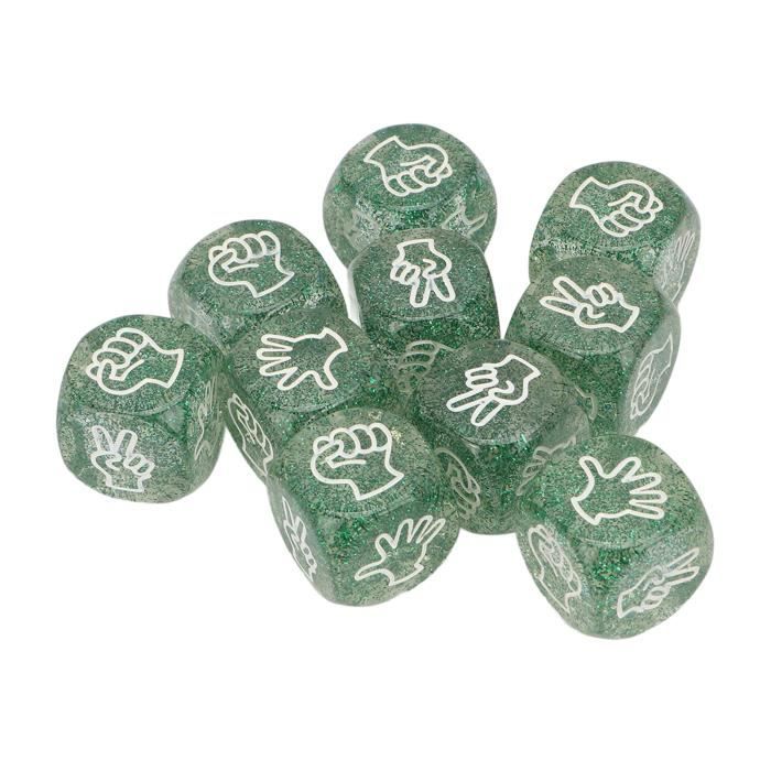 10 Dés Polyédriques D10 – 10 Faces, Couleur Blanc/Gris – Pour Jeux De Rôle (D&D, RPG), Jeux De Société, École