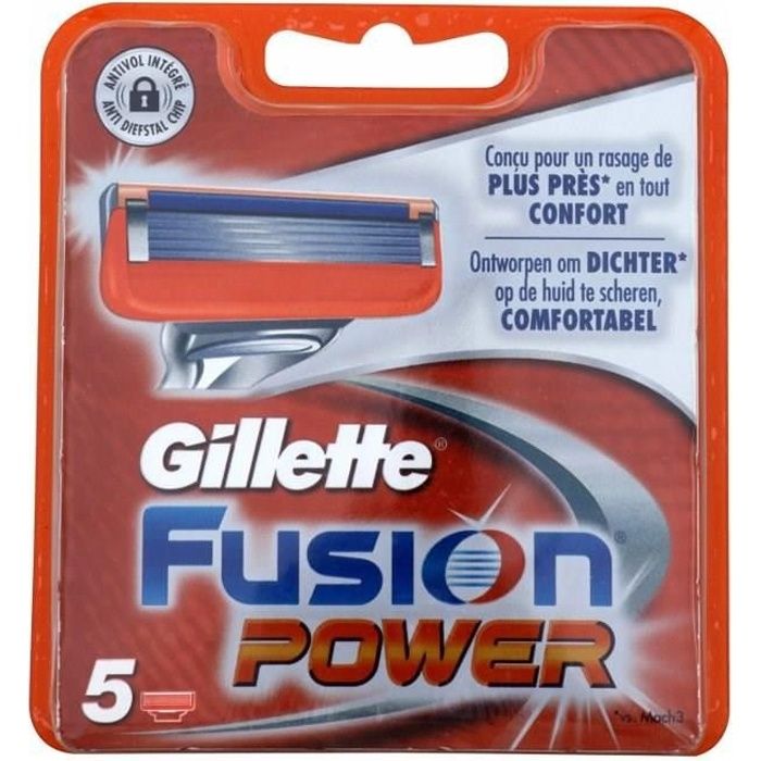 GILLETTE Fusion Power 5 Lames