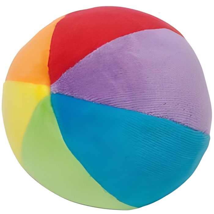 Balle ballon avec grelot jeu jouet d eveil sonore en Velour 10 cm