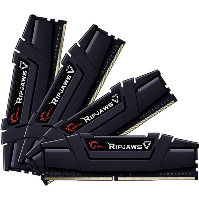 Vente Memoire PC G.SKILL Mémoire PC Ripjaws 5 - 64 Go PC4-25600/DDR4 3200 Mhz F4-3200C16Q-64GVK pas cher Vente Memoire PC G.SKILL Mémoire PC Ripjaws 5 - 64 Go PC4-25600/DDR4 3200 Mhz F4-3200C16Q-64GVK pas cher