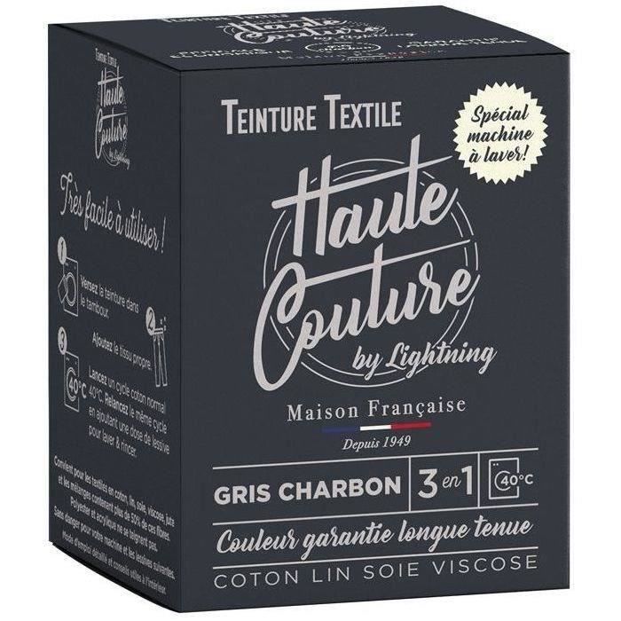 Teinture textile haute couture gris charbon 350g - Cdiscount Au