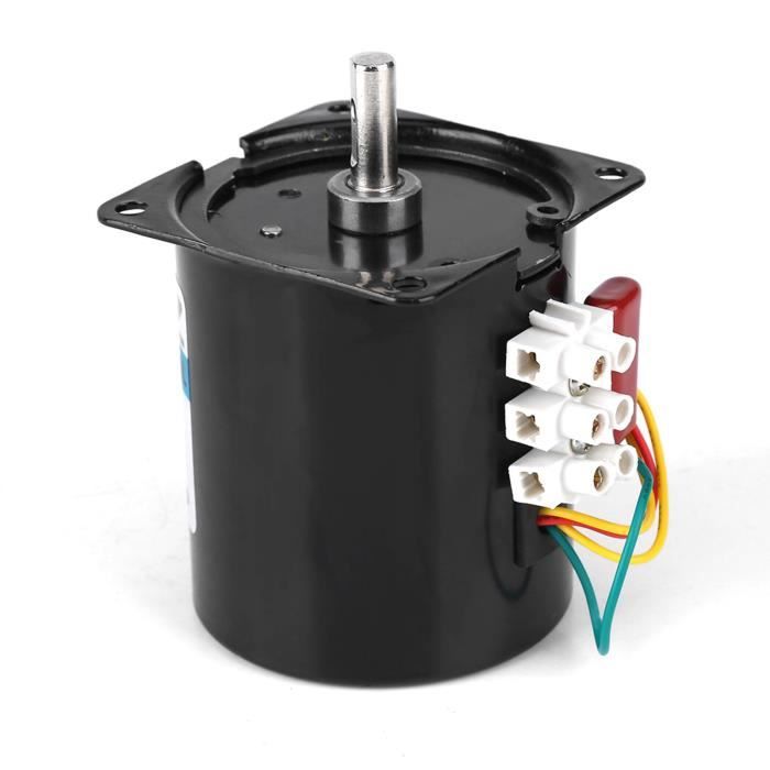 Moteur Couple élevé Axe D Petit Moteur Réducteur 220V Synchrone - Parfait Pour Applications Lentes Et Couple élevé - Axe D 3 Tr/min Moteur Permanent 3 Rpm