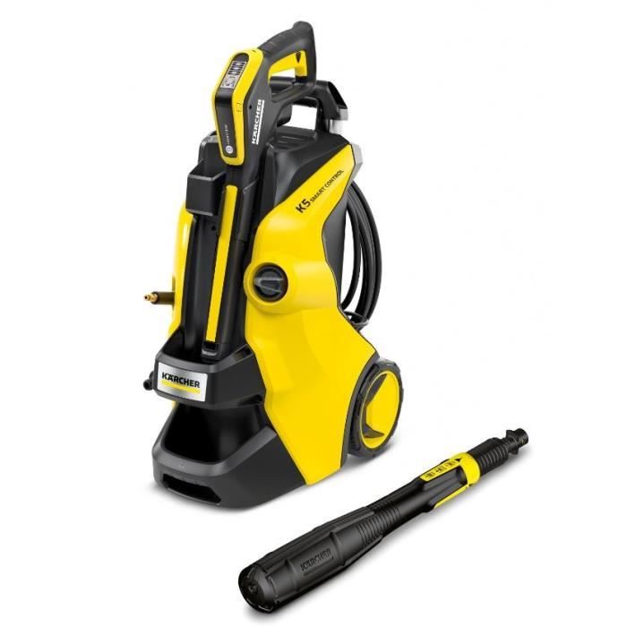 Nettoyeur Haute Pression Kärcher K 5 Smart Control 1.324-650.0 – Pression 145 Bar, Débit 500 l/h, Contrôle Intelligent