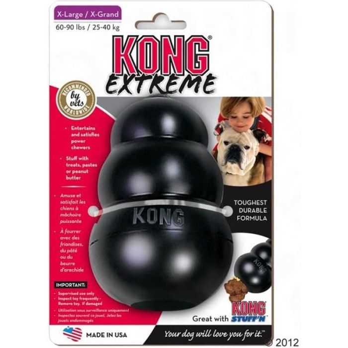 Kong Extreme Noir - Jouet pour chien ultra solide - A tout Chat et Chien
