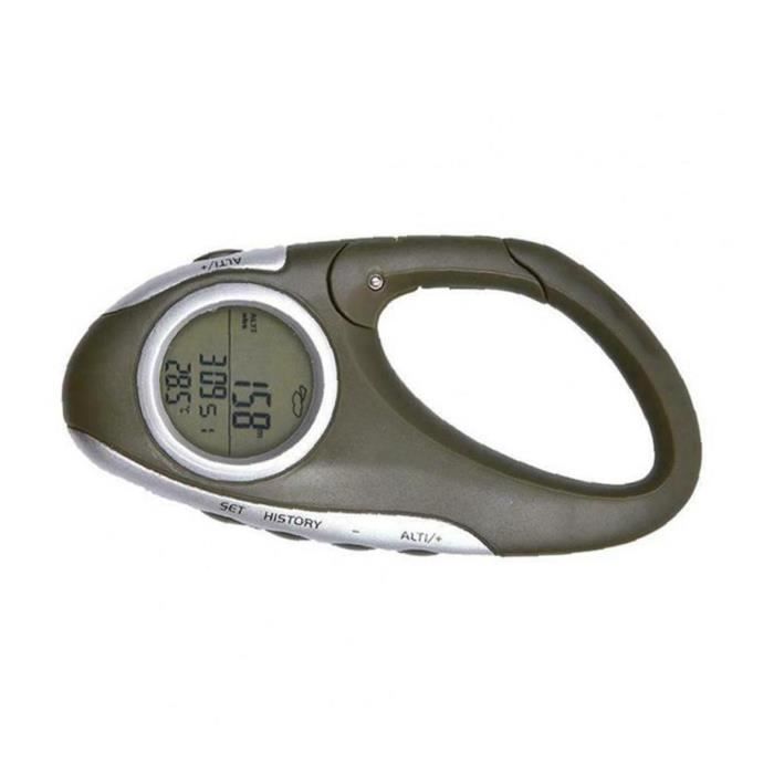 Altimètre numérique Baromètre Multifonctionnel Handheld 8 en 1 jauge