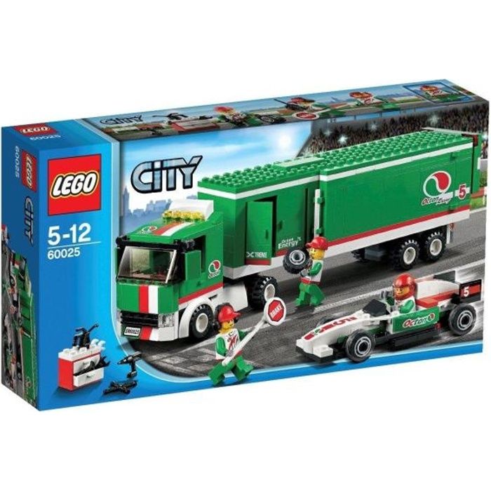 LEGO City 60025 Le camion du Grand Prix Reconditionné - Lego reconditionné disponible sur Cdiscount Seconde Vie