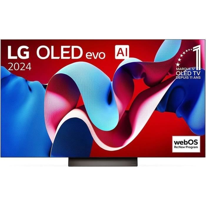 LG 77C4 - TV OLED 77 (195 cm) - 4K UHD 3840x2160 - α9 AI Processor 4K Gen 7 - HDR - Smart TV - 4xHDMI 2.1 - WiFi