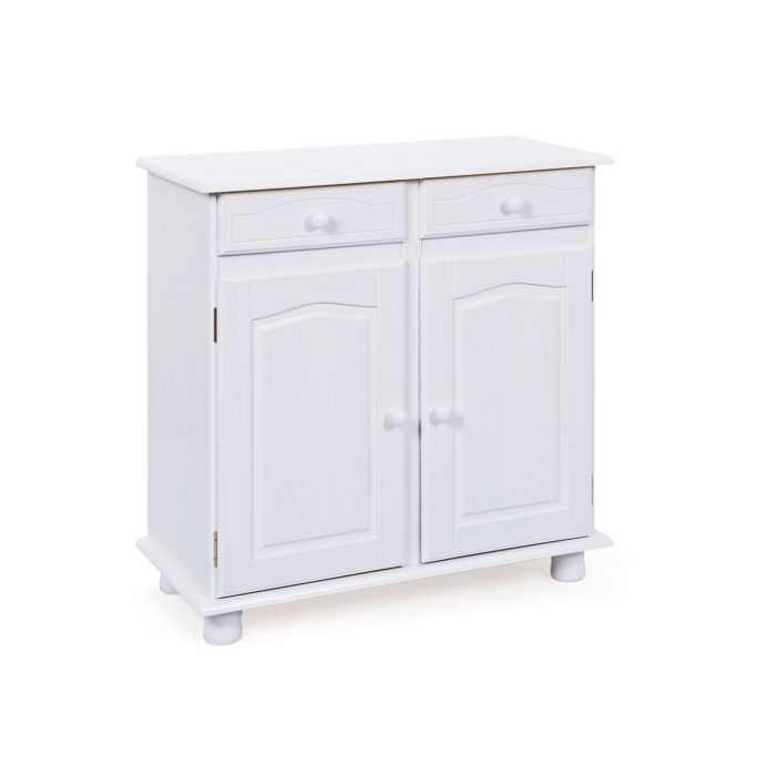 Inter Link Commode LOVI Blanc Bois massif Inter Link Commode LOVI Blanc Bois massif