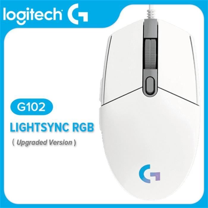 de jeu LOGITECH G102 Prodigy Optique 8000DPI 6 boutons programmables RGB