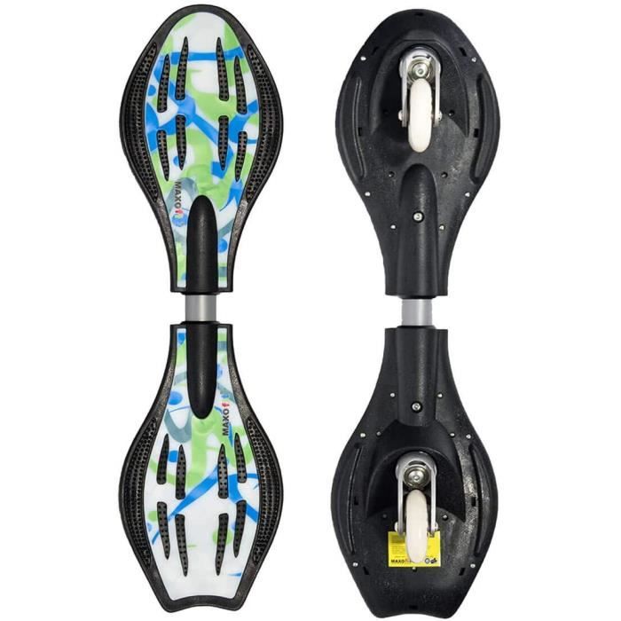 Waveboard Mini MAXOfit Fire - 72cm, Roues Lumineuses, Idéal Pour Enfants Dès 5 Ans