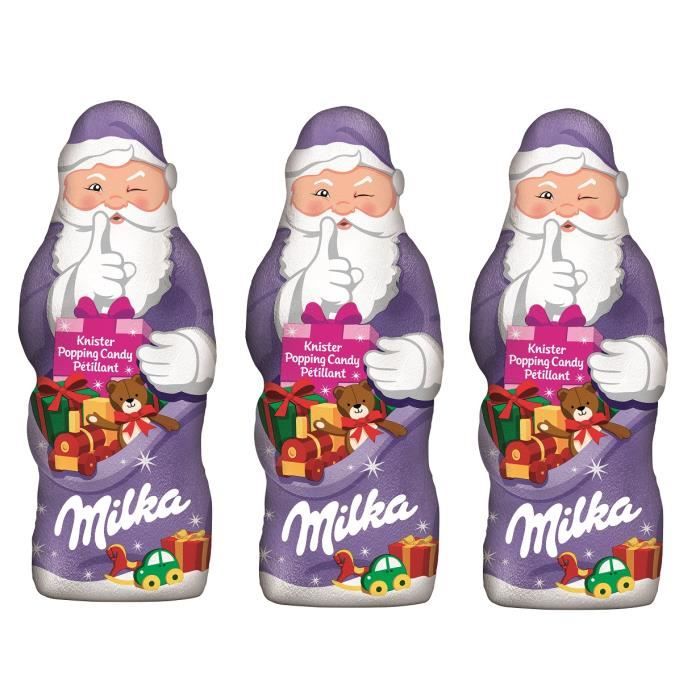 Milka Père Noël chocolat Petillant 3 x 100g - Cdiscount Au quotidien