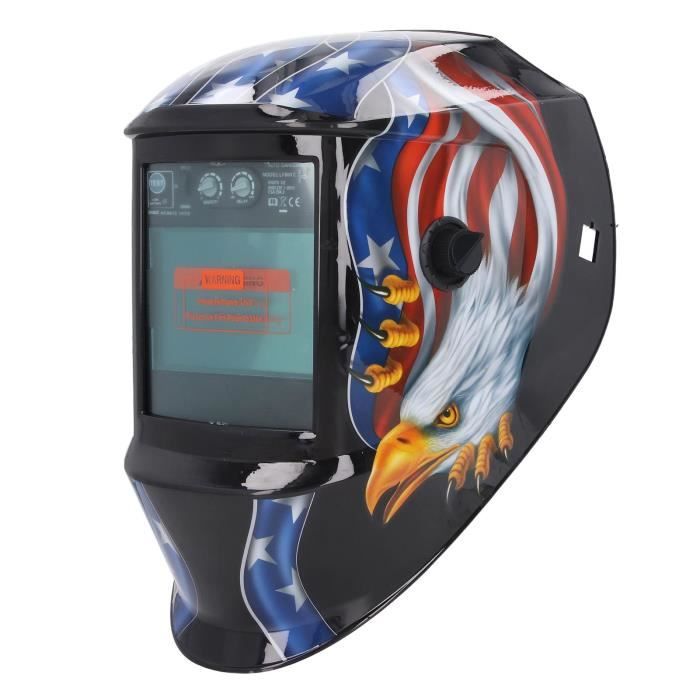 Masque De Soudure à Teinte Variable Automatique - Grande Visibilité Couleur Vraie - Avec Lumière LED