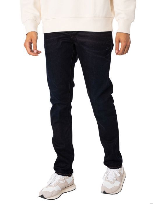 Jean Homme And & Fit Star Taille 31, Jambe 32 - Délavé Bleu Foncé, Occasion En Très Bon état