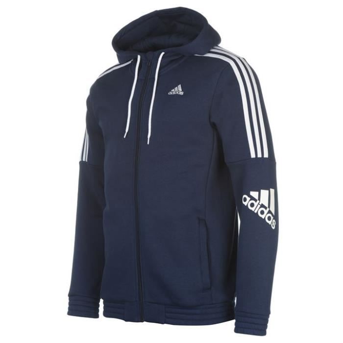 gilet adidas bleu