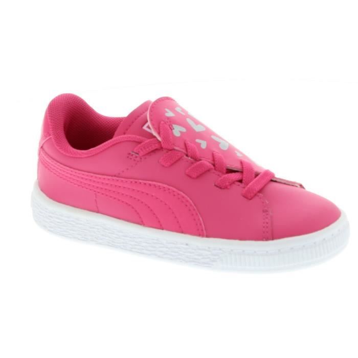 puma fille rose