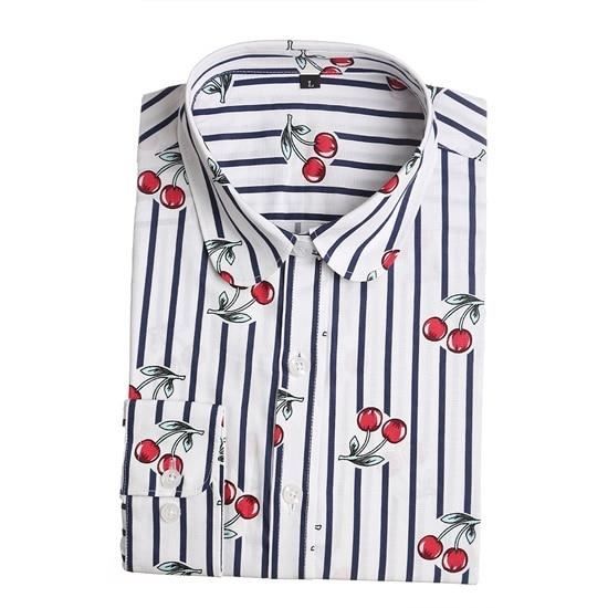 Tunique Décontractée Élégante Femme Manches Mi-Longues Col V - Broderie Ajourée Coupe Droite Haut Polyvalent
