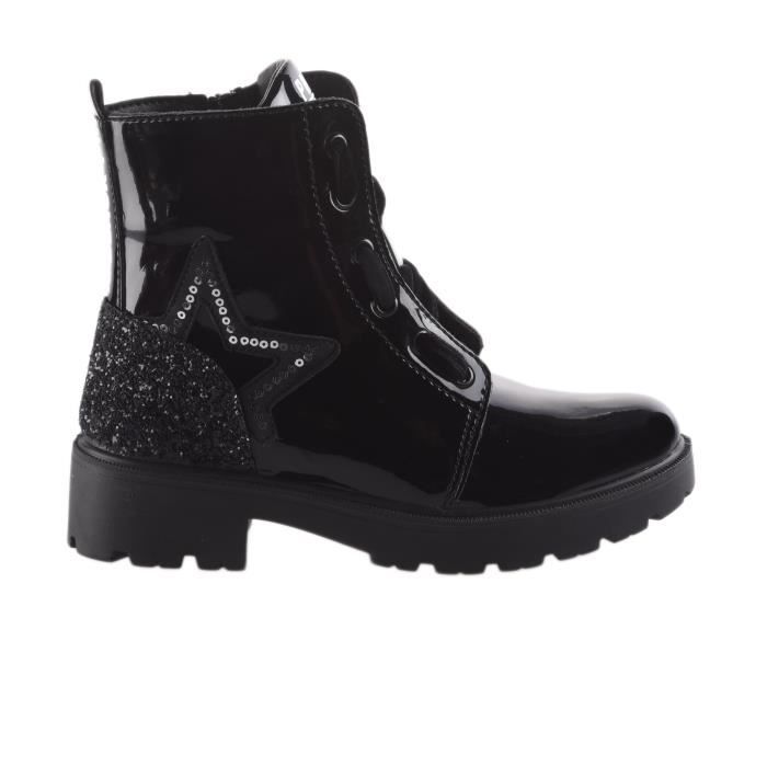 bottines fille noir