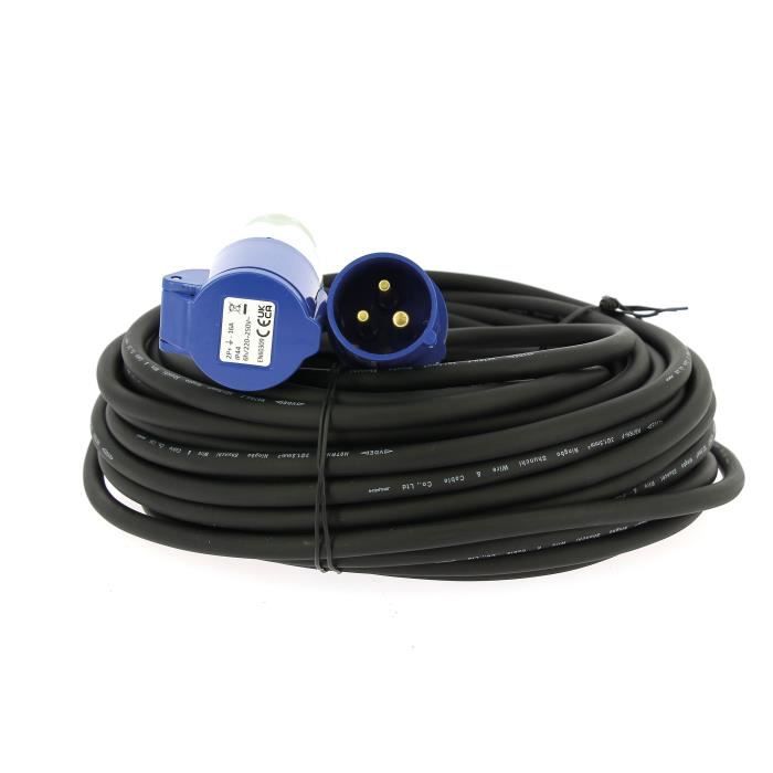Eza Rallonge secteur CEE 17 25m x 1,5 mm2 Camping