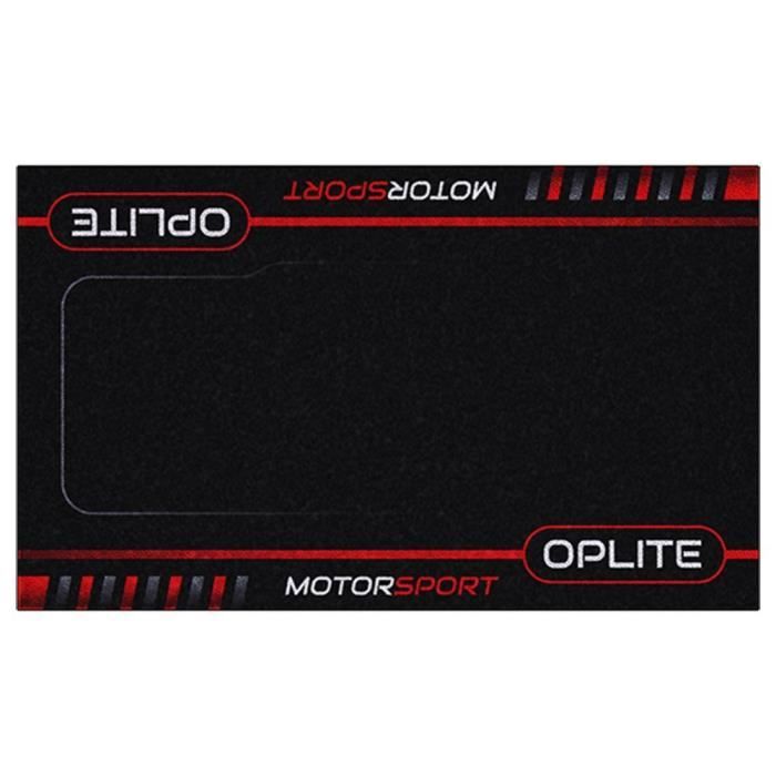 Tapis de sol - OPLITE - ULTIMATE GT - Noir/Rouge