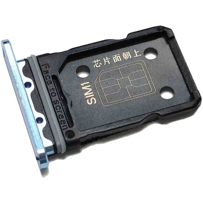 Tiroir carte SIM pour OPPO Find X2 (Bleu