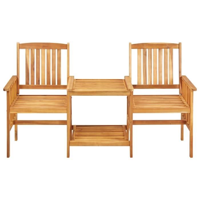 HOME Meuble de jardin - Moderne Chaises de jardin - table à thé 159x61x92 cm Bois dacacia7535