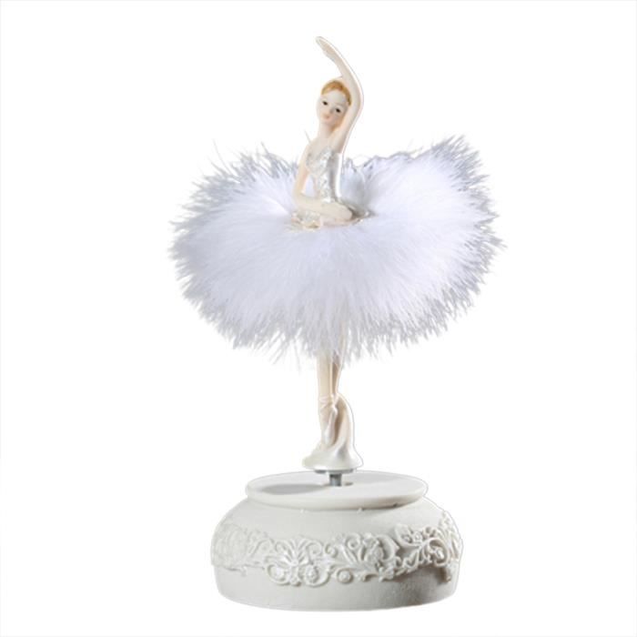 Blanc de Filles Magnifique Danse Ballet en Bois Musique Boite Bijoux par Katz 