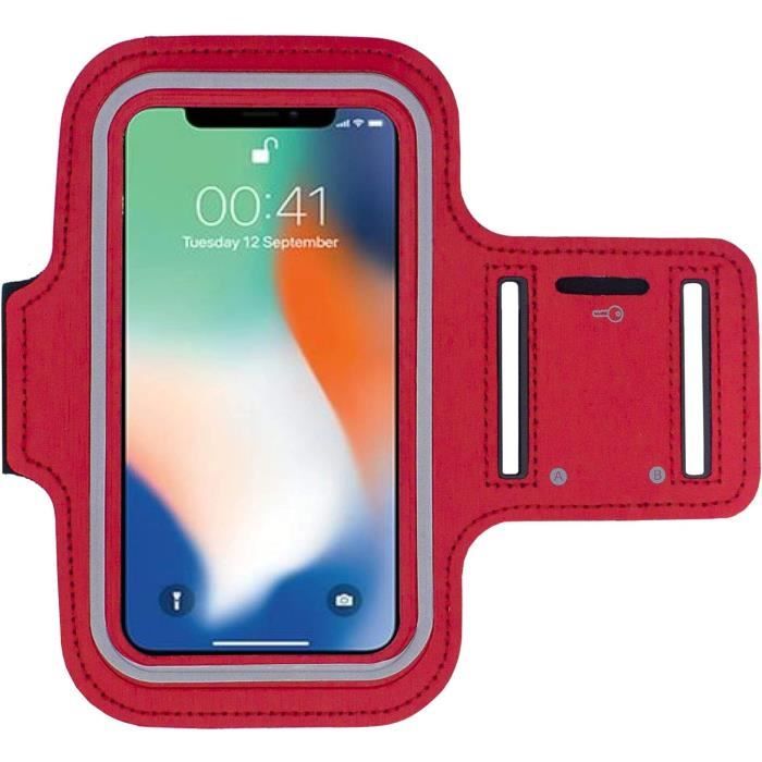 CoverKingz Brassard de Sport Universel 4,0-7,0 Pouces, Brassard pour Smartphone, Accessoire de Sport avec Poche pour Les clés pour[Huawei P40/P30/P20/P Smart/Y9/Y7/Y6/P9/P10/Mate etc] Noir