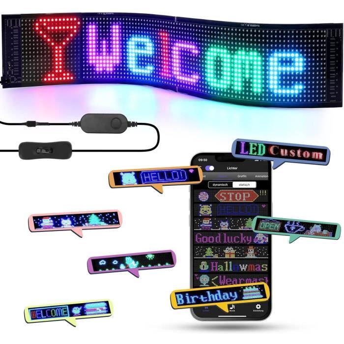 PANNEAU 40x30 ENSEIGNE LUMINEUSE AUDI VOITURE CAR GARAGE BAR PUB CAFE