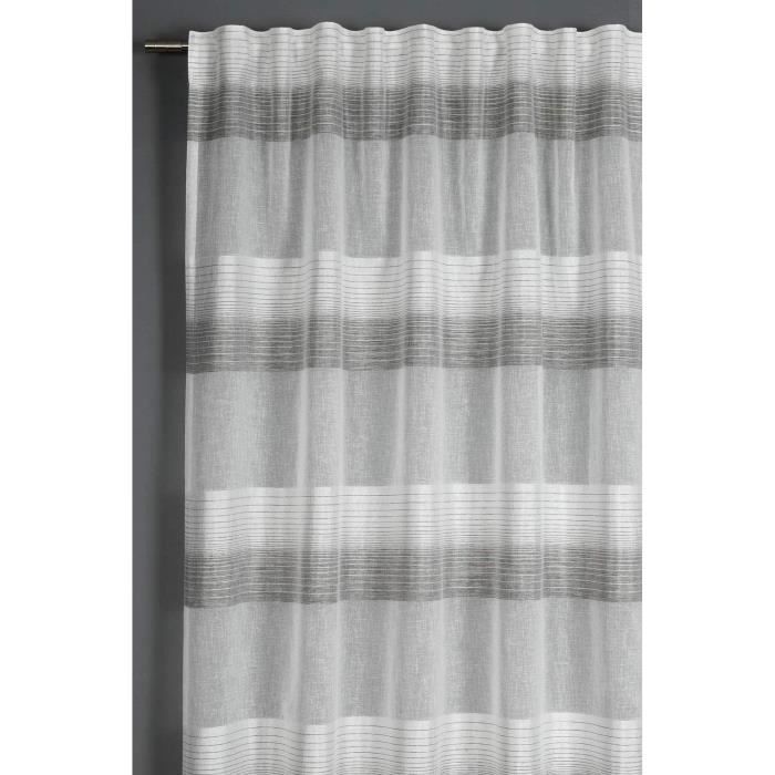 Gardinia Kit De Tringle à Rideau Cylindre Elba 1 Barre 16/19 Mm Gris Pierre, 120-210 Cm