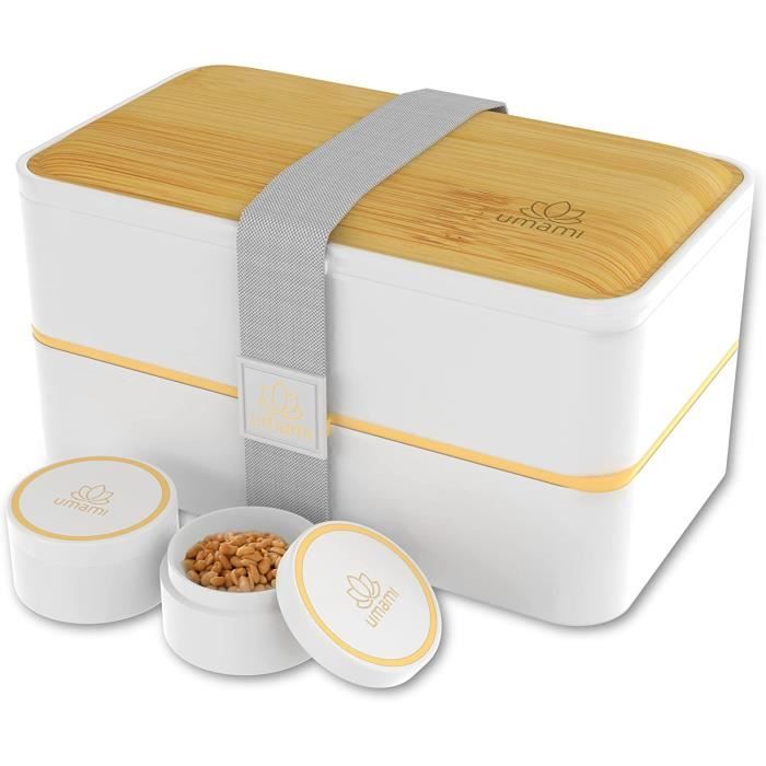 Umami Lunch Box Bento Lunch Box Touten1, Boite Repas avec Couverts et Pots à Sauce Boite