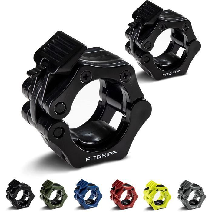 Lot De 2 Colliers De Serrage Pour Haltères - Pour Haltérophilie