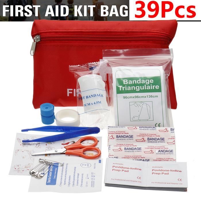 Sac Banane Premiers Secours Vide - Trousse Médicale D'urgence, Imperméable, Taille Réglable, Pour Randonnée, Voyage, Camping - 12