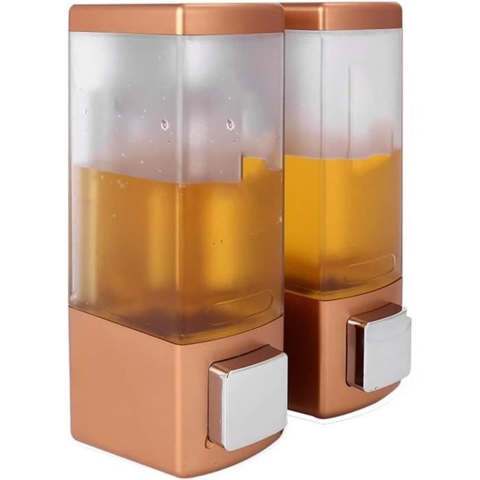 Distributeur De Savon BGL Doré Sur Pied - Acier Inoxydable 304 - Capacité 162 Ml - Pour Salle De Bain/Cuisine