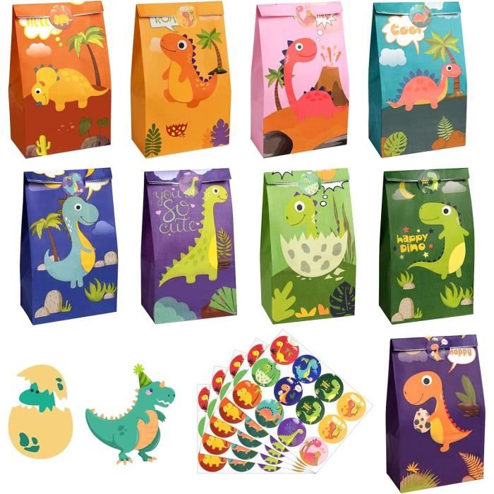 YouCute 20x Bulles De Savon Dinosaure Jouet Sacs de Fête Cadeaux Pochette Anniversaire Enfant Invites Surprise Goodies Pour Garçon Fille
