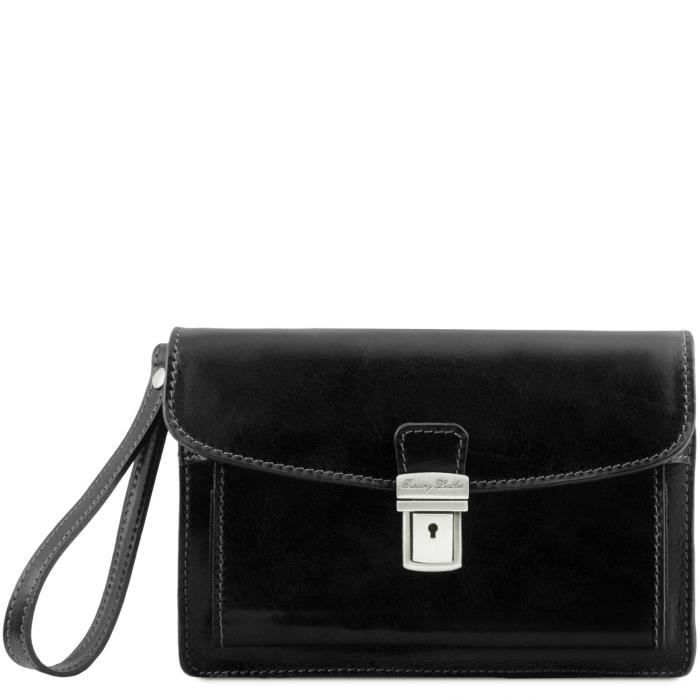 Tuscany Leather - Max - Sacoche en cuir - Noir (TL8075)