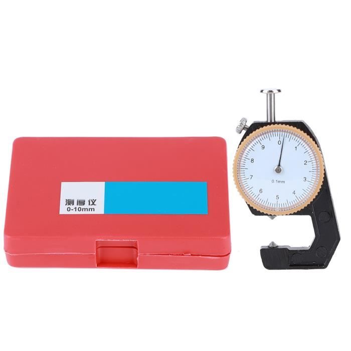 Jauge D'épaisseur à Cadran 0-30 Mm - Précision 0,1 Mm | Pour Papier, Cuir, Film, Métal - 8